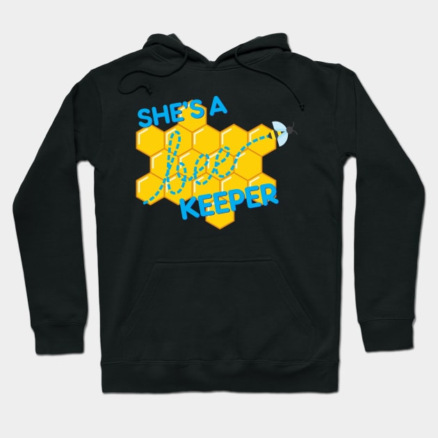 She&#39;s a bee-keeper Hoodie by NVDesigns